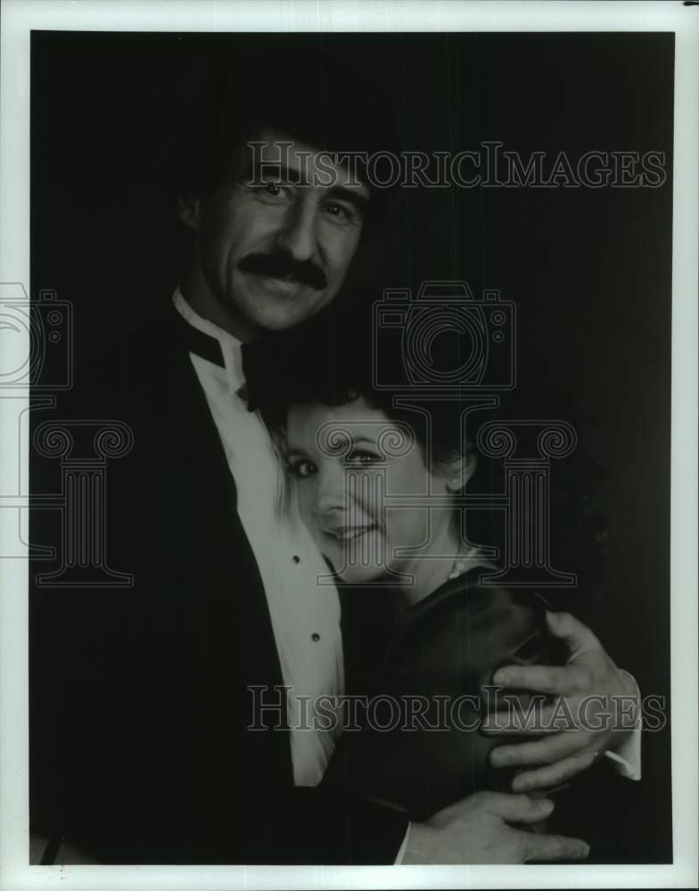 1987 Press Photo Sam Waterston and Stockard Channing in "The Room Upstairs" - Historic Images
