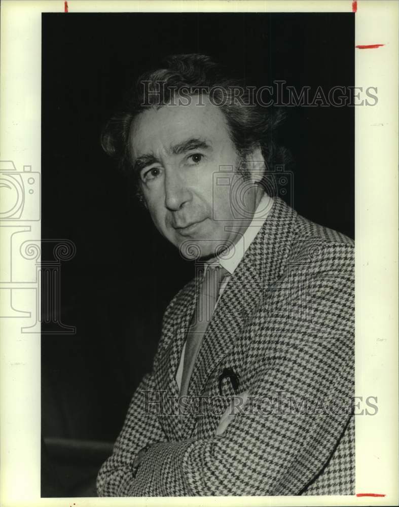 1986 Press Photo Sergiu Comissiona, of the Houston Symphony Orchestra - Historic Images