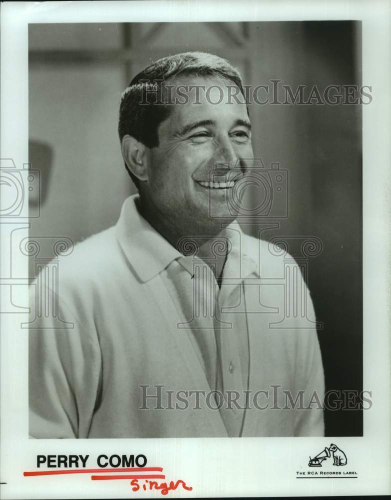 1993 Press Photo Singer Perry Como - Historic Images