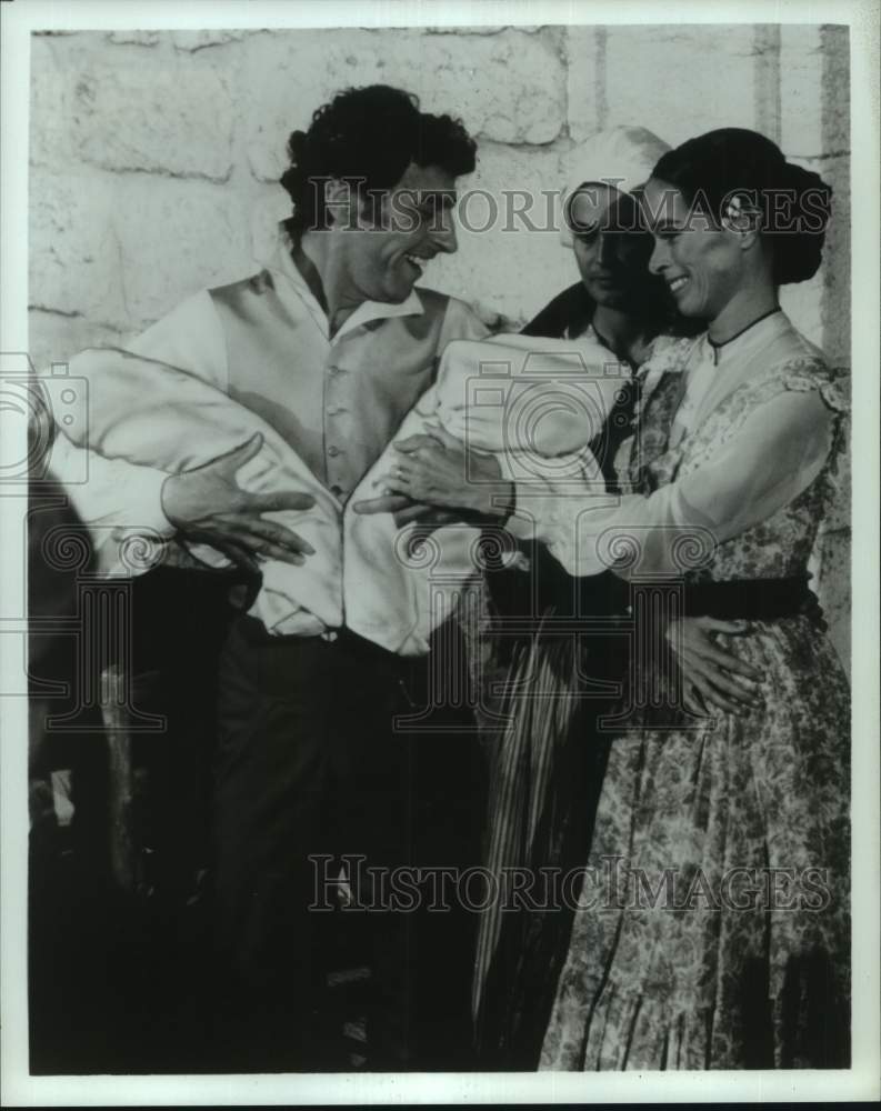 1985 Geraldine Chaplin, James Hazeldine in "The Corsican Brothers" - Historic Images