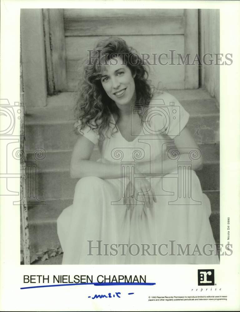 1990 Press Photo Musician Beth Nielsen Chapman - Historic Images