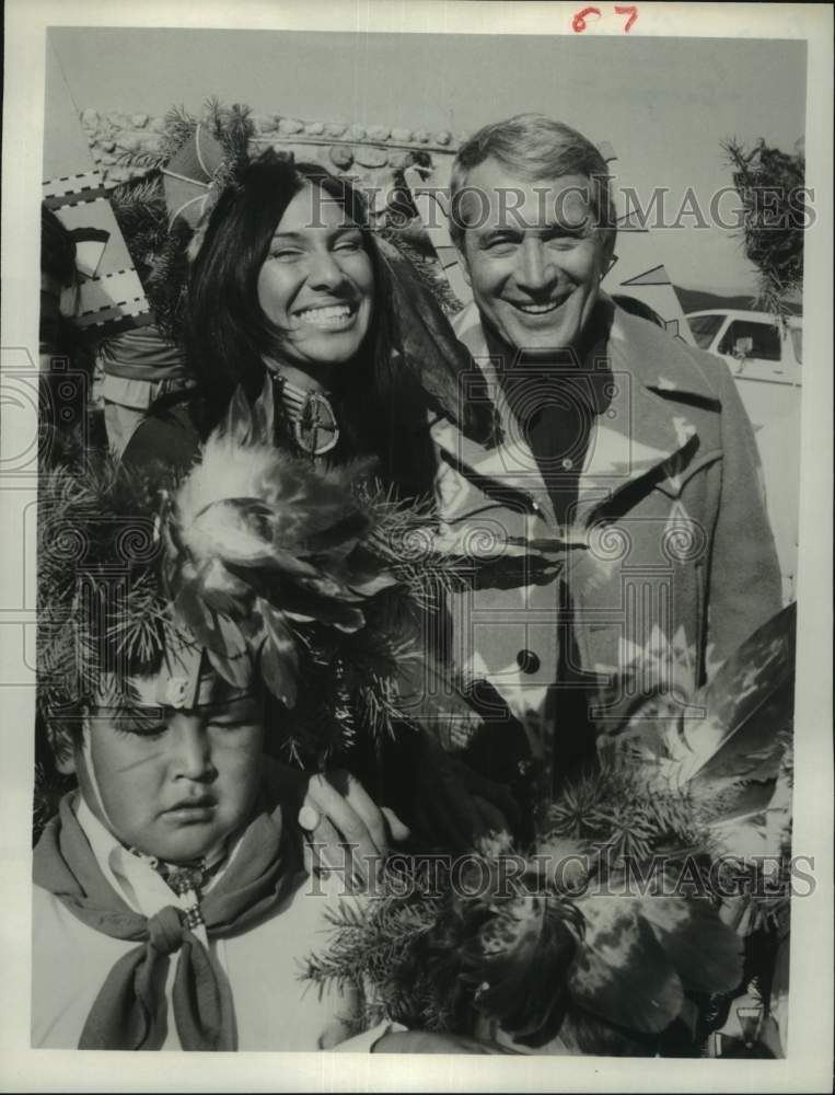 1979 Press Photo Buffy Sainte-Marie and Perry Como on television special - Historic Images