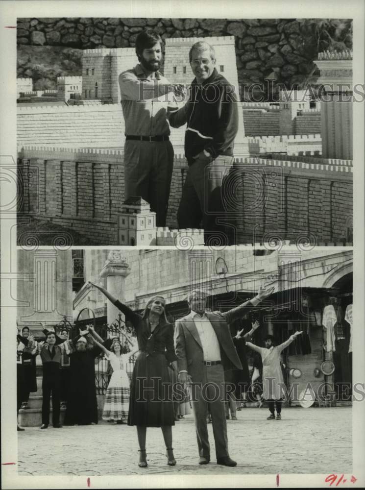 1981 Press Photo Singer Perry Como appears in television scenes - Historic Images