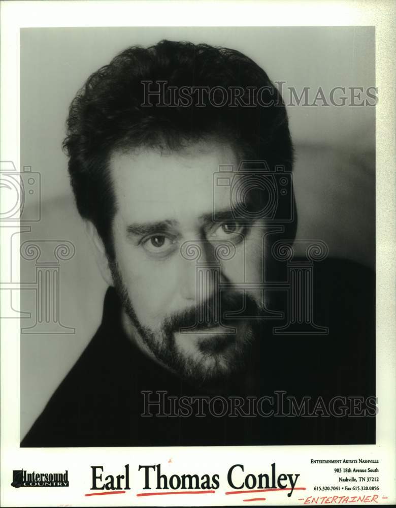 1998 Press Photo Entertainer Earl Thomas Conley - Historic Images