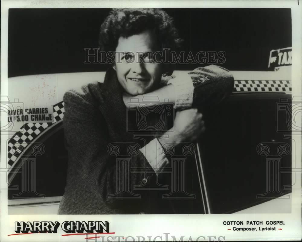 1998 Press Photo Composer and lyricist Harry Chapin - Cotton Patch Gospel - Historic Images