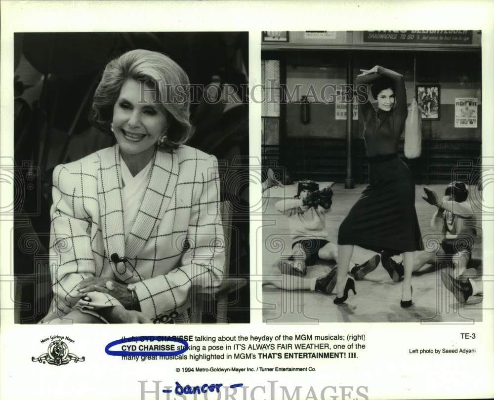 1994 Actress Cyd Charisse stas in That's Entertainment! III - Historic Images