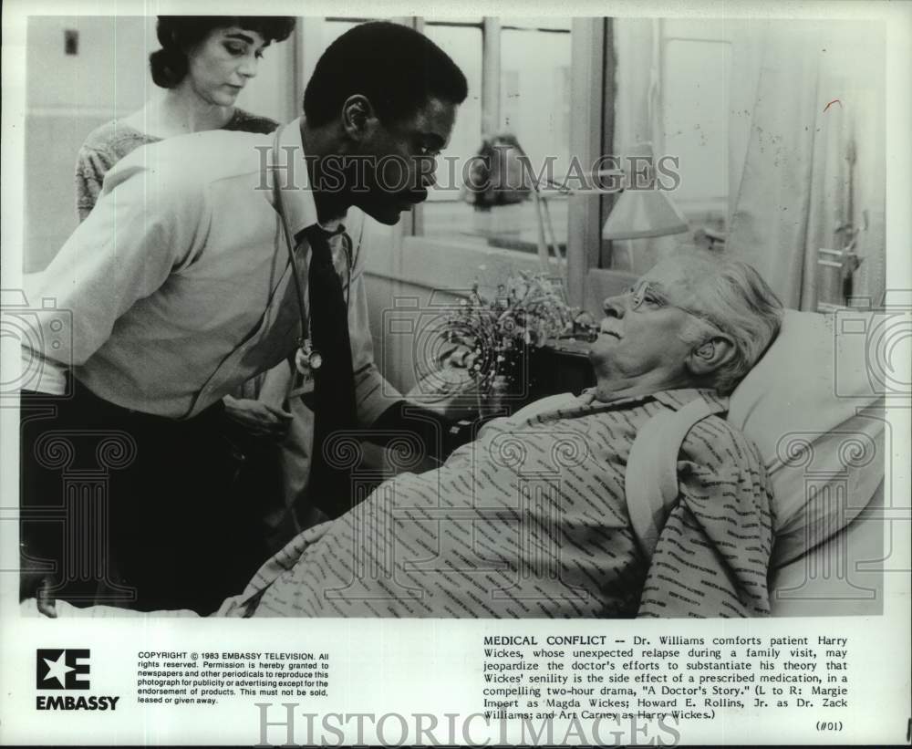 1983 Press Photo "A Doctor's Story" Movie Scene - Historic Images