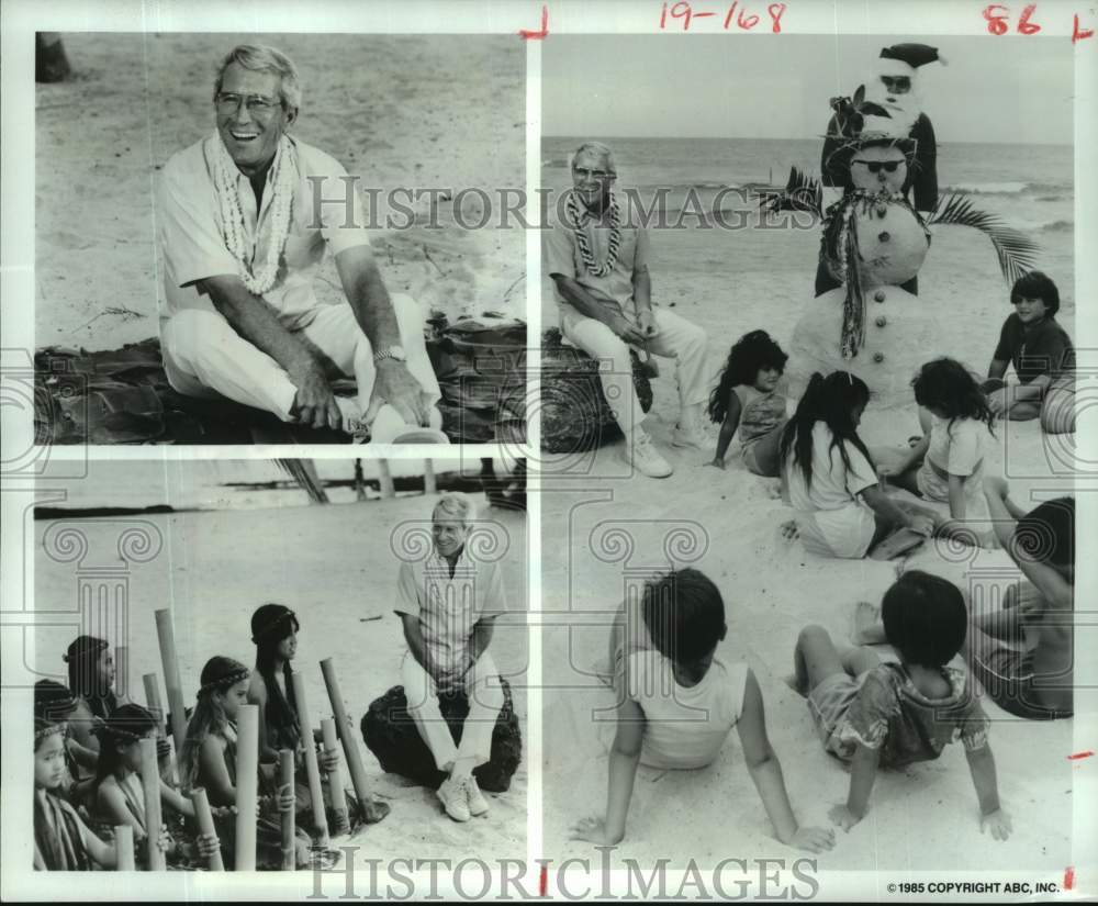 1985 Scenes from &quot;Perry Como&#39;s Christmas in Hawaii&quot; - Historic Images
