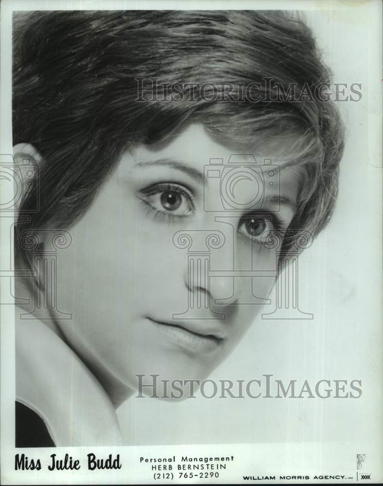 1971 Press Photo Musician Miss Julie Budd - Historic Images
