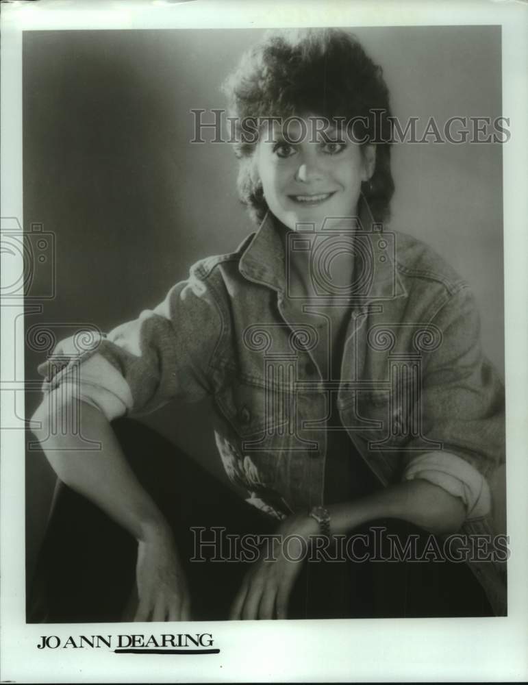 1985 Press Photo Entertainer Jo Ann Dearing - Historic Images