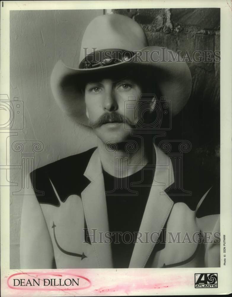 1991 Press Photo Musician Dean Dillon - Historic Images