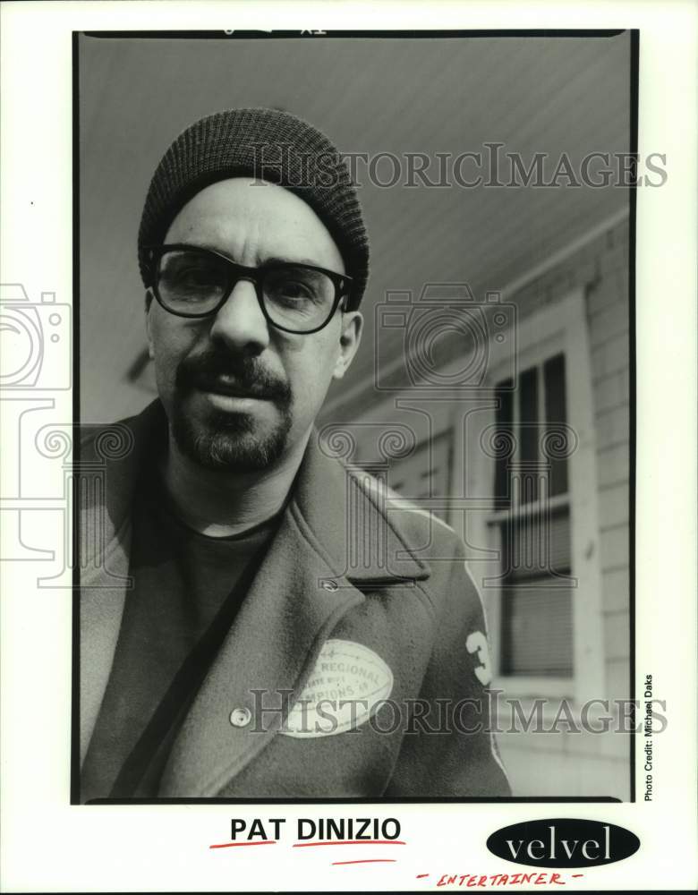 Press Photo Entertainer Pat Dinizio - Historic Images