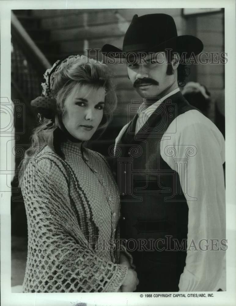 1989 Press Photo Brenda Brock and John Loprieno star in &quot;Old Arizona&quot; - Historic Images