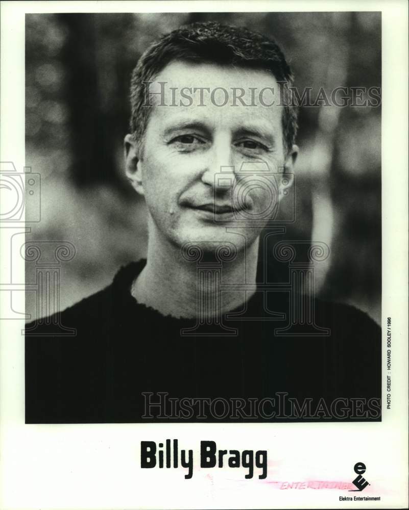 1996 Entertainer Billy Bragg - Historic Images