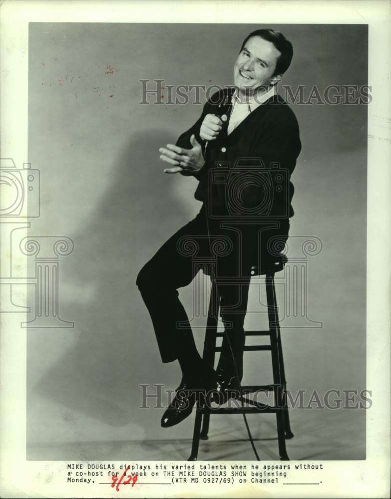 1969 Host of "The Mike Douglas Show" - Historic Images