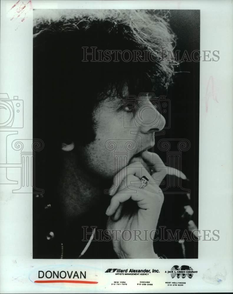 1988 Press Photo Musician Donovan - Historic Images