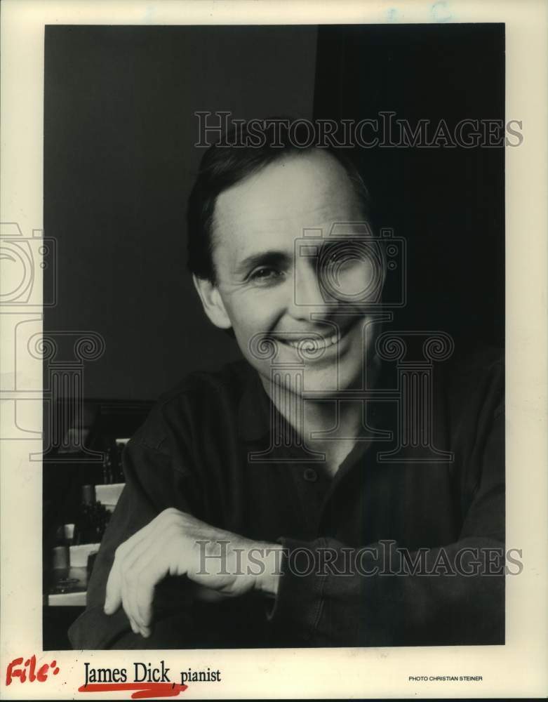 1995 Pianist James Dick - Historic Images