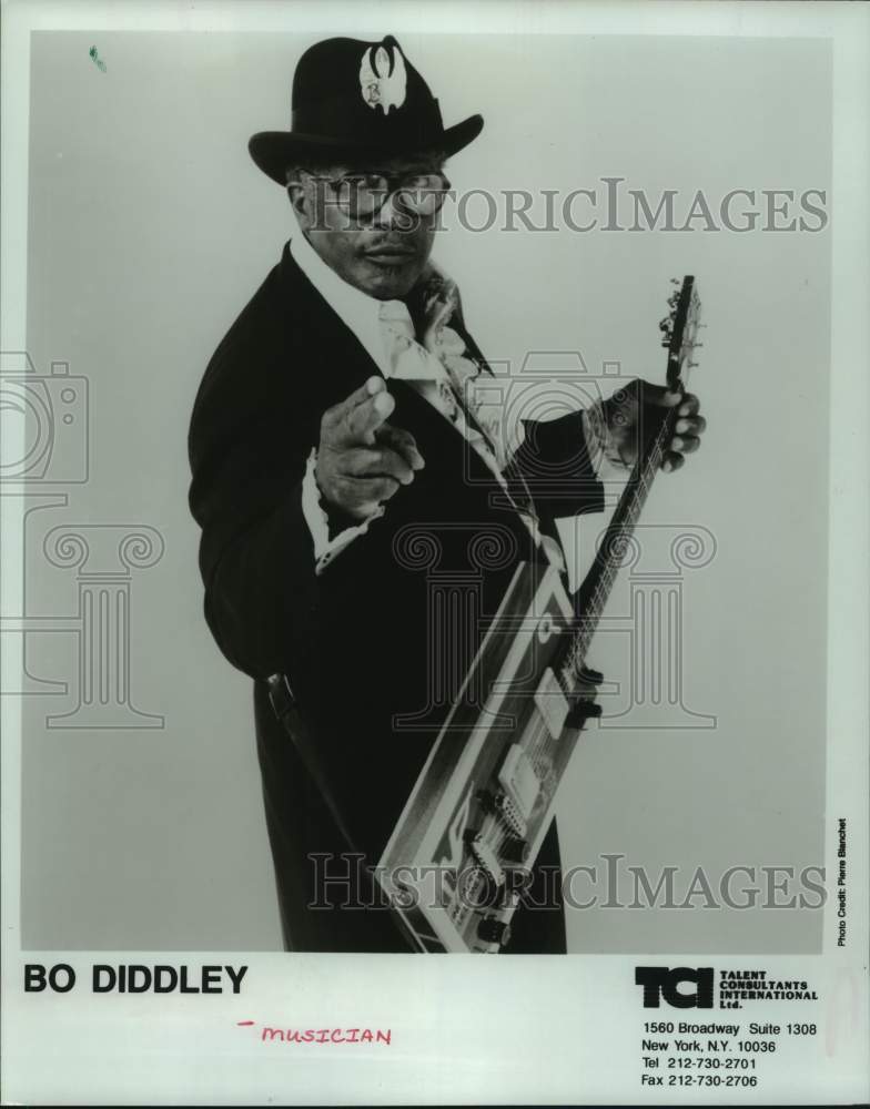 1996 Press Photo Musician Bo Diddley - Historic Images