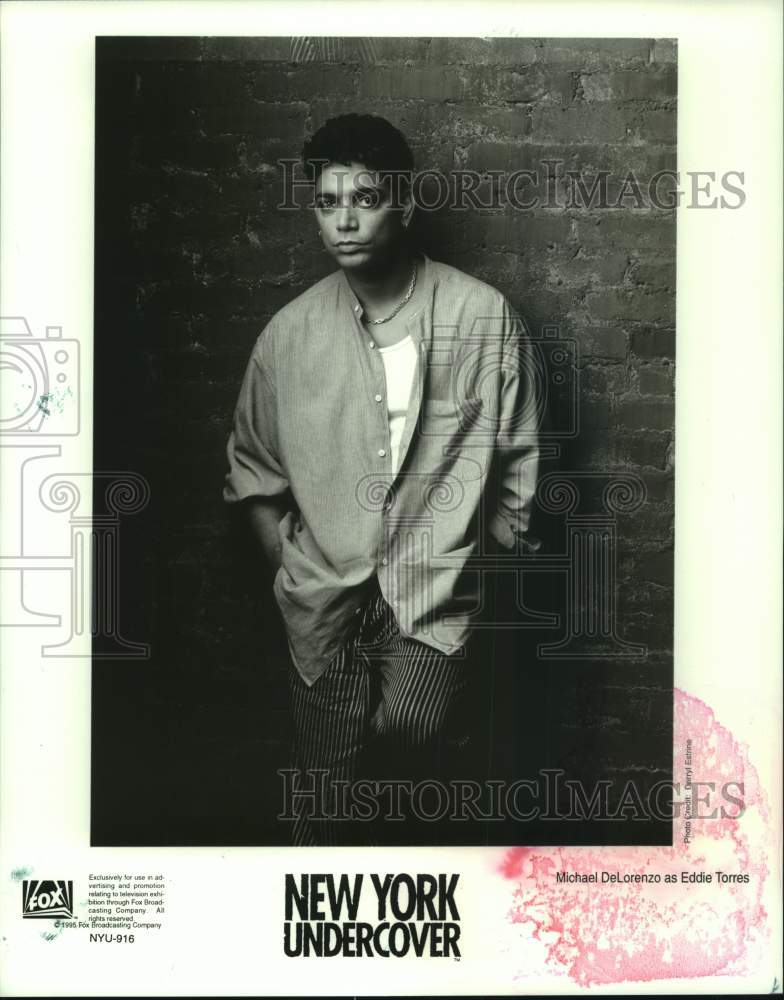 1995 Press Photo Michael DeLorenzo as Eddie Torres in &quot;New York Undercover&quot; - Historic Images