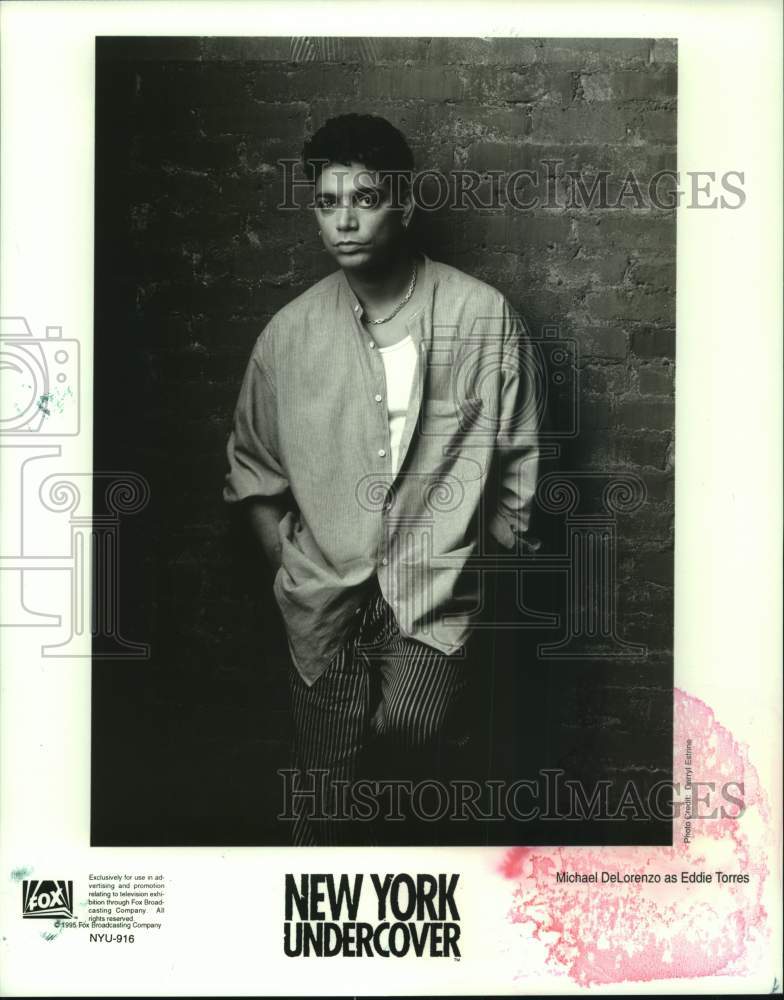 1995 Press Photo Michael DeLorenzo as Eddie Torres in "New York Undercover" - Historic Images