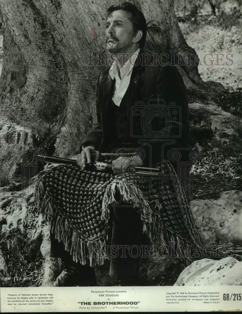 1968 Actor Kirk Douglas in "The Brotherhood"-Historic Images