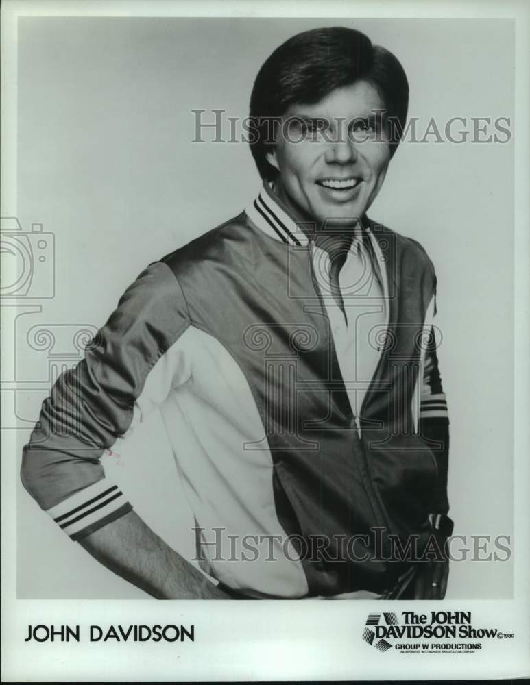 1981 Press Photo Singer John Davidson - Historic Images