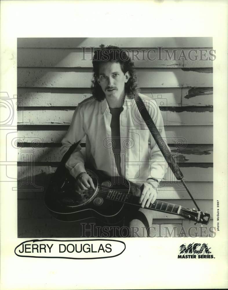 1988 Press Photo Singer Jerry Douglas - Historic Images