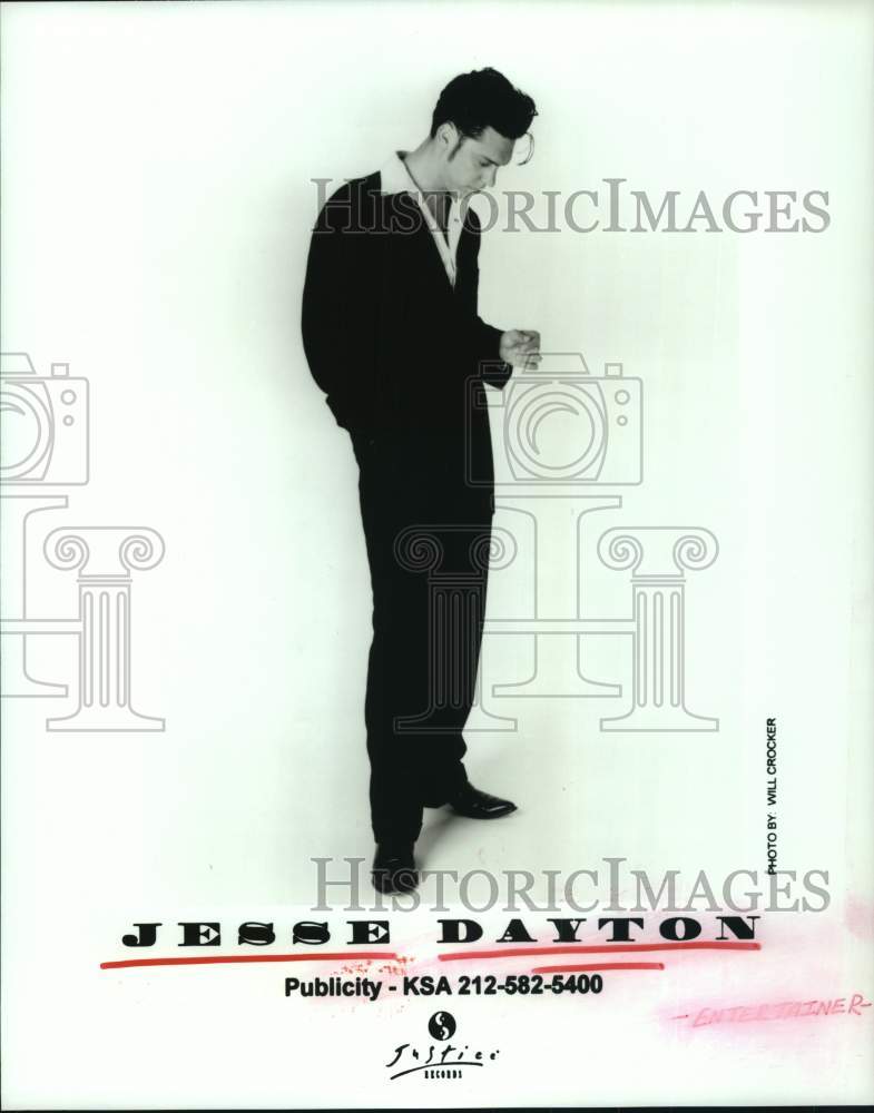 1998 Press Photo Entertainer Jesse Dayton - Historic Images