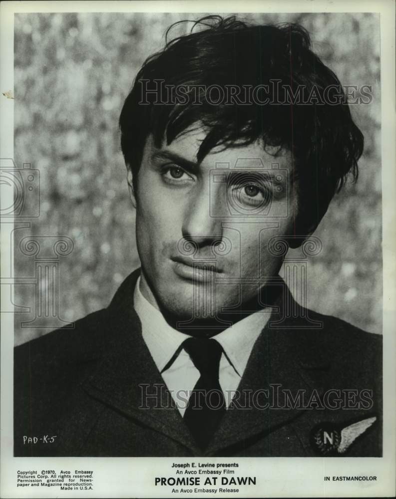 1970 Press Photo Actor Assaf Dayan appears in &quot;Promise at Dawn&quot; - Historic Images