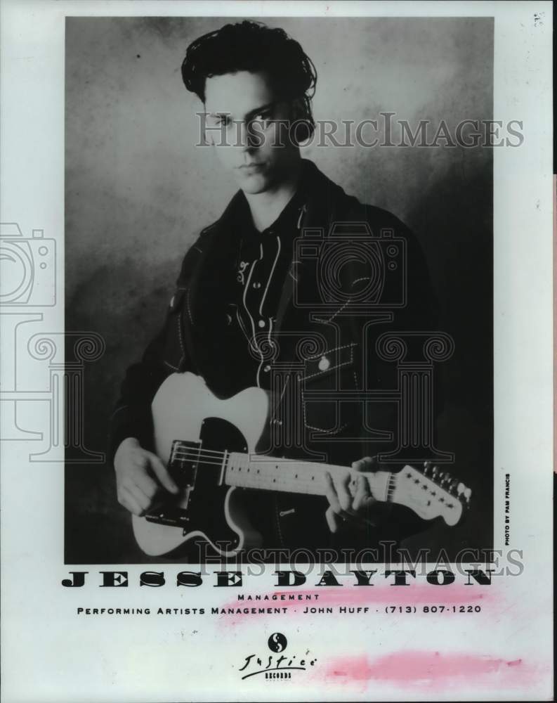 1995 Musician Jesse Dayton - Historic Images