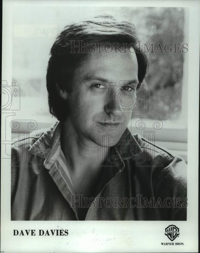 1983 Press Photo Singer Dave Davies - Historic Images