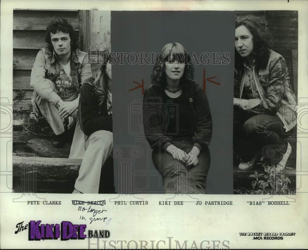 1974 Press Photo "The Kiki Dee Band" - Historic Images