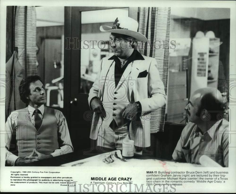 1980 Press Photo "Middle Age Crazy" Movie Scene - Historic Images