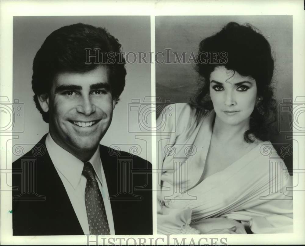1983 Press Photo Michael Young and Morgan Brittany - Historic Images