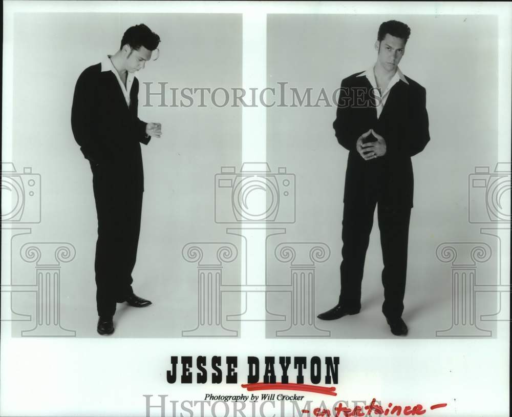 1997 Press Photo Entertainer Jesse Dayton. - Historic Images