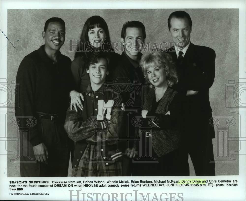 1997 Press Photo "Dream On" HBO Series Cast Members - Historic Images