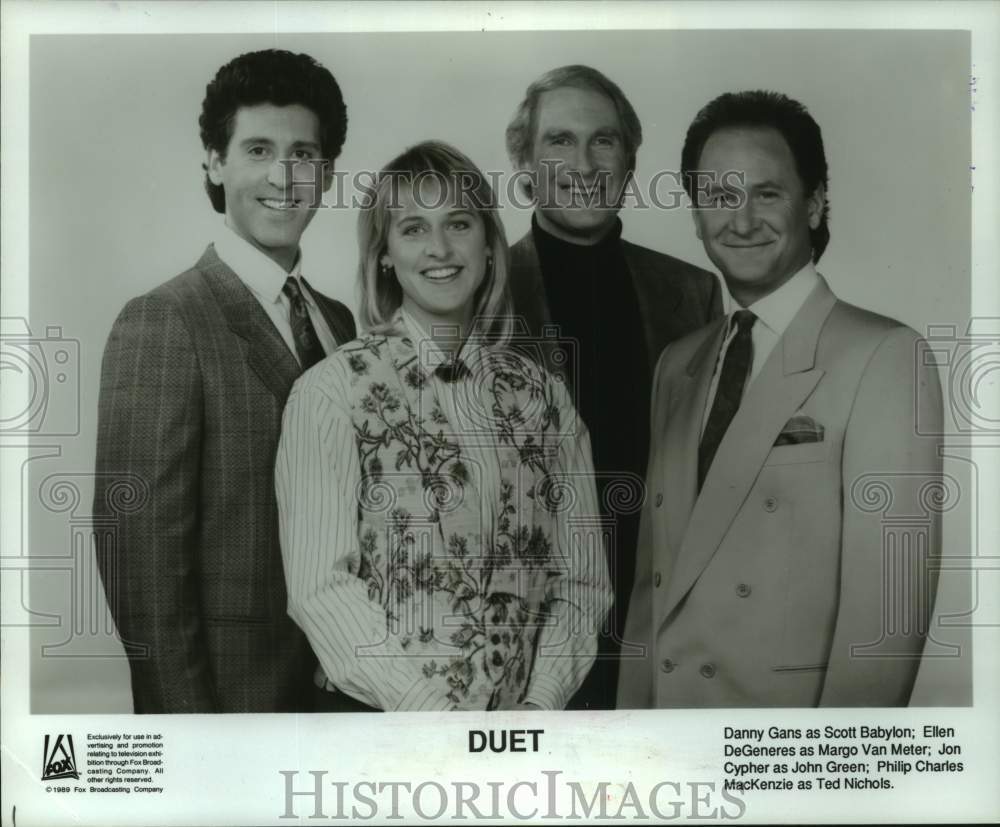 1989 Press Photo "Duet" Cast Members - Historic Images