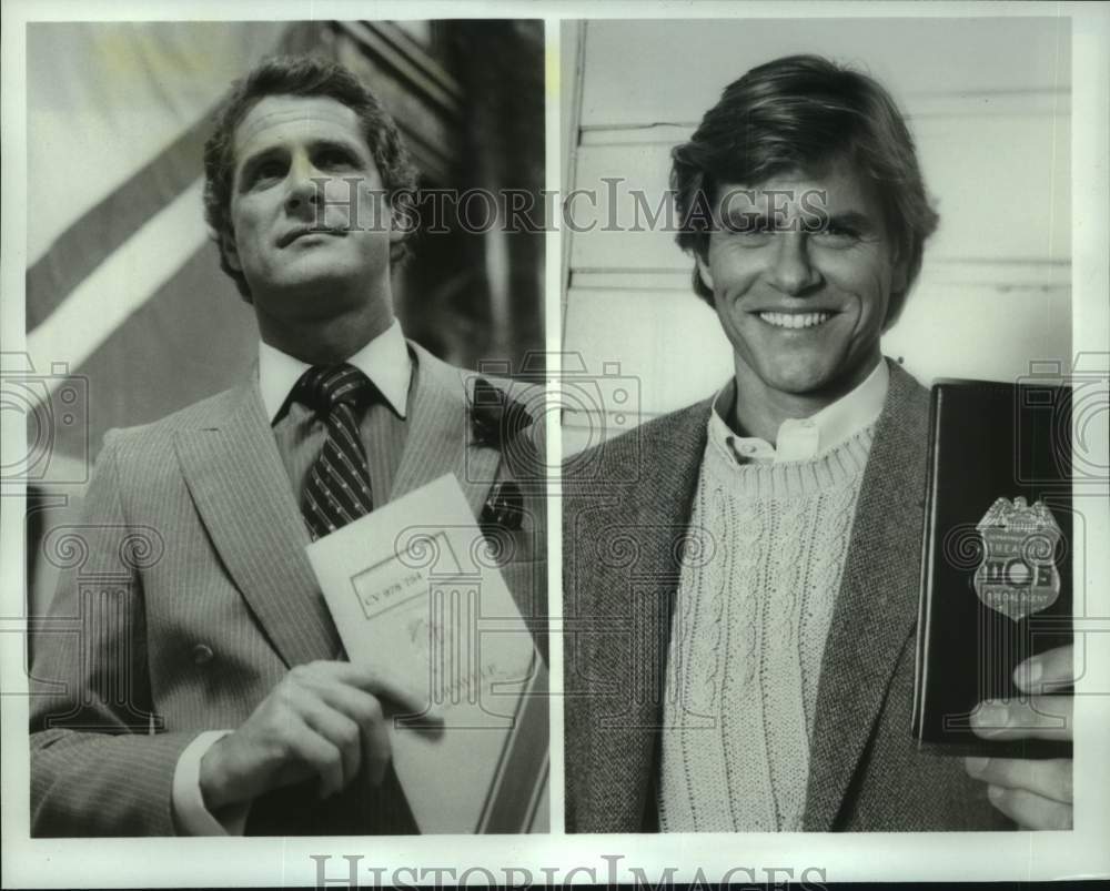 1983 Press Photo Ben Murphy, Marshall Colt on "Lottery!" - Historic Images