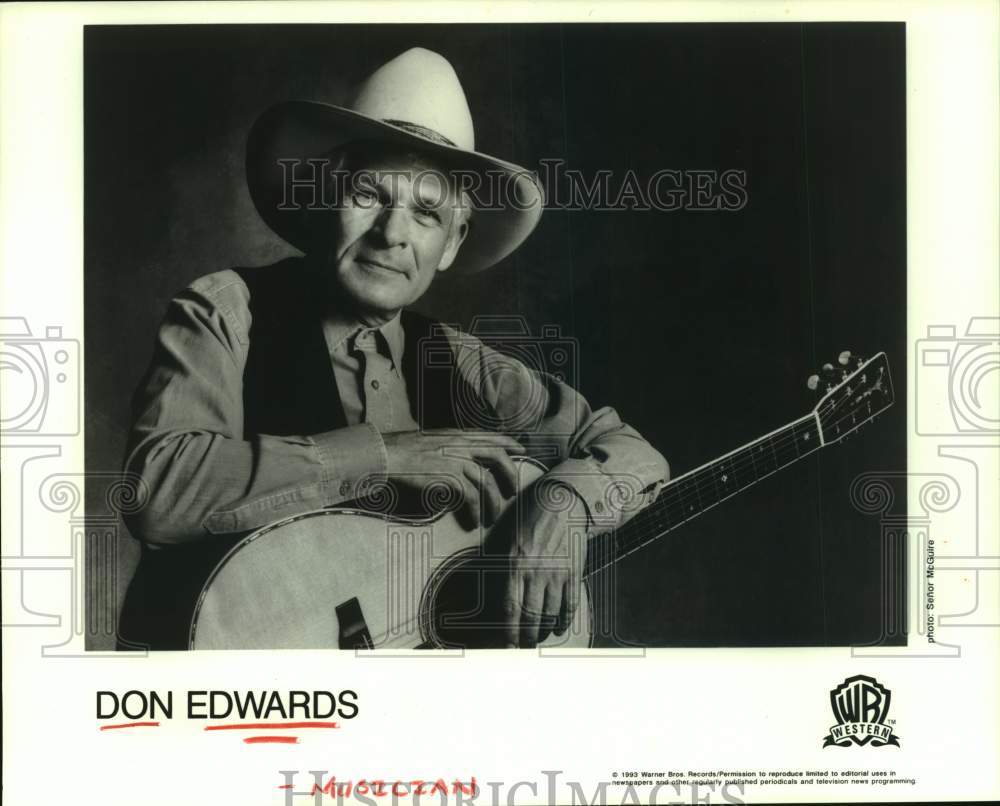 1993 Musician Don Edwards - Historic Images
