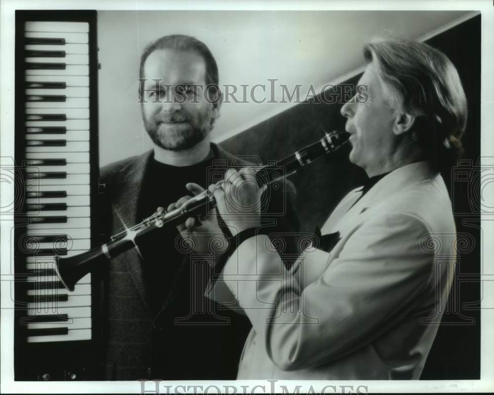 1991 Press Photo Musicians Paul English and Richard Nunemaker - Historic Images