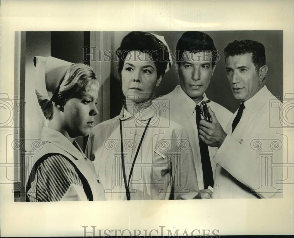 1964 Press Photo "The Nurses" Cast Members - Historic Images