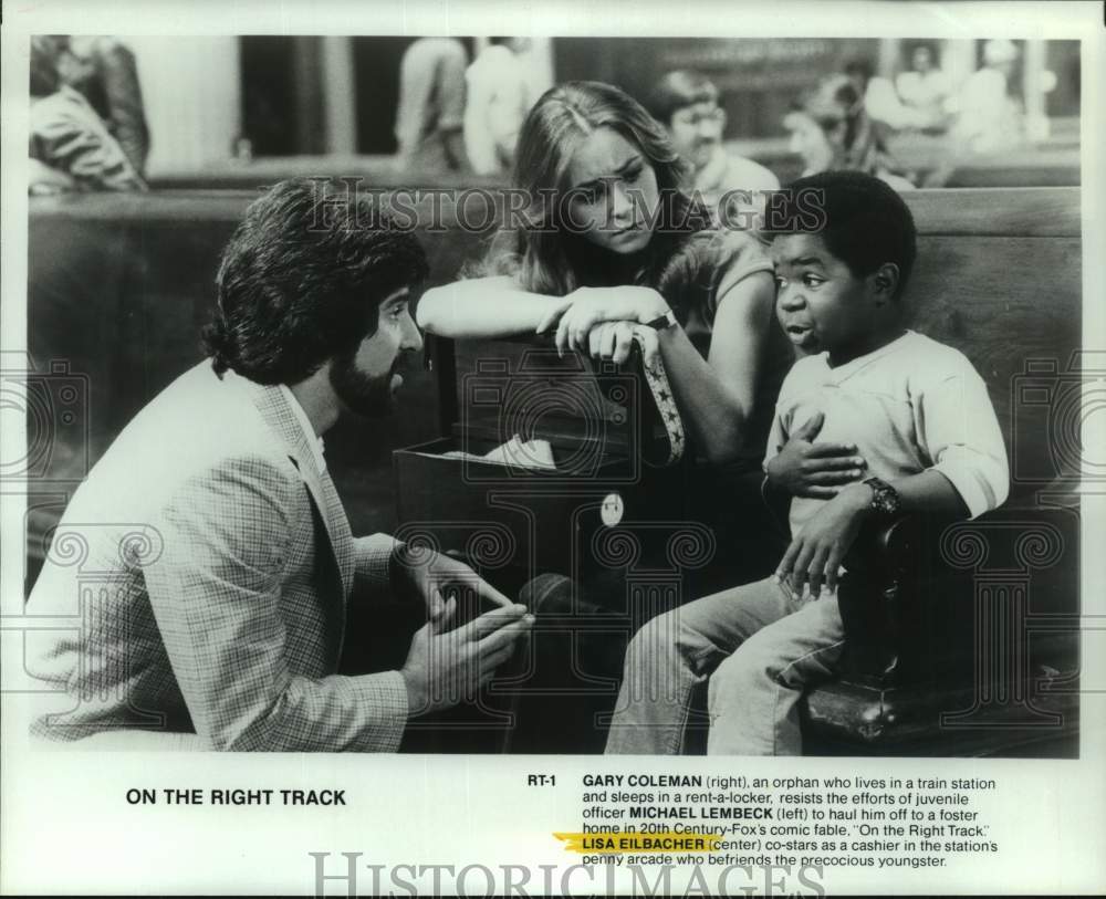 1981 Press Photo &quot;On the Right Track&quot; Movie Scenes - Historic Images