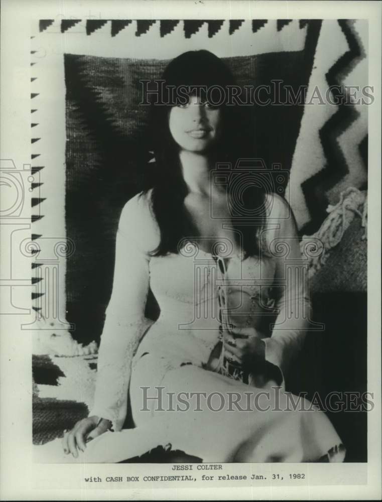 1982 Press Photo Pop musician Jessi Colter - Historic Images