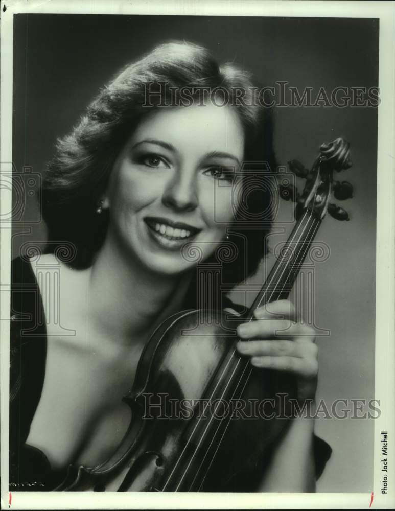 1989 Press Photo Violinist Stephanie Chase - Historic Images