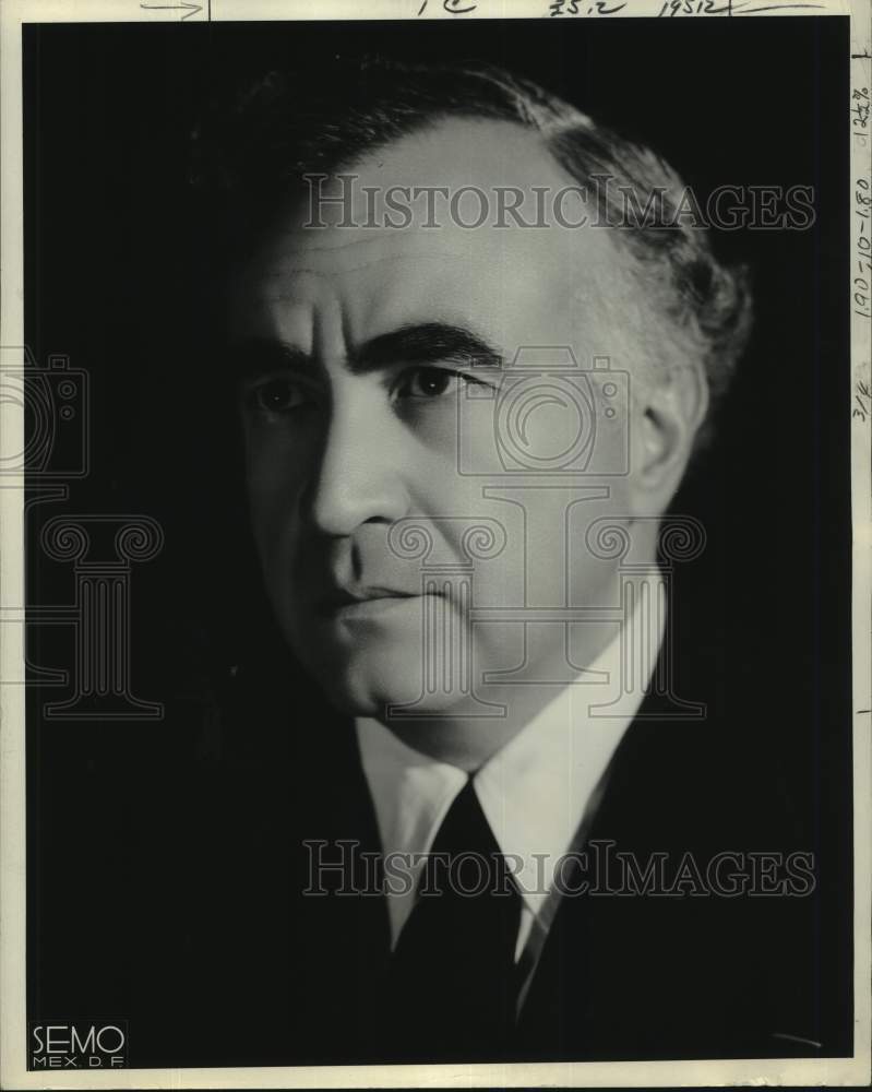 1969 Press Photo Composer Carlos Chavez - Historic Images