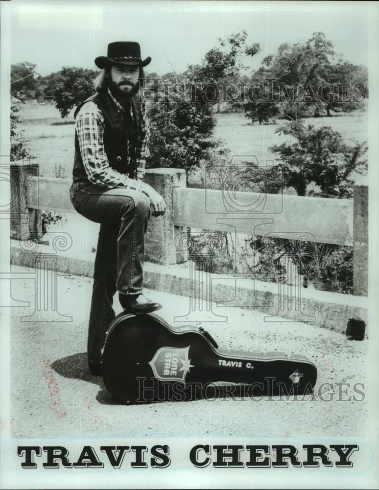 1987 Press Photo Musician Travis Cherry - Historic Images