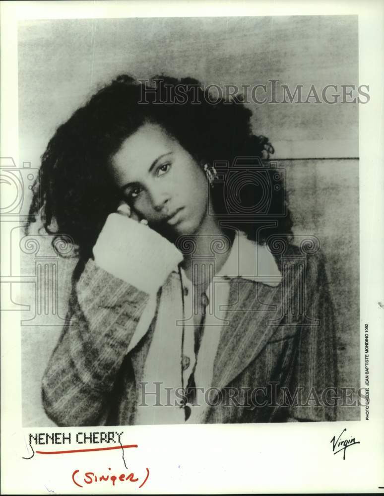 1992 Press Photo Singer Neneh Cherry - Historic Images