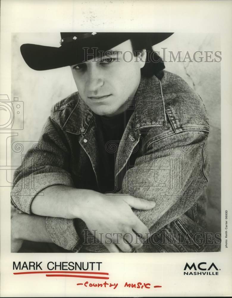 1995 Press Photo Country music singer Mark Chesnutt - Historic Images