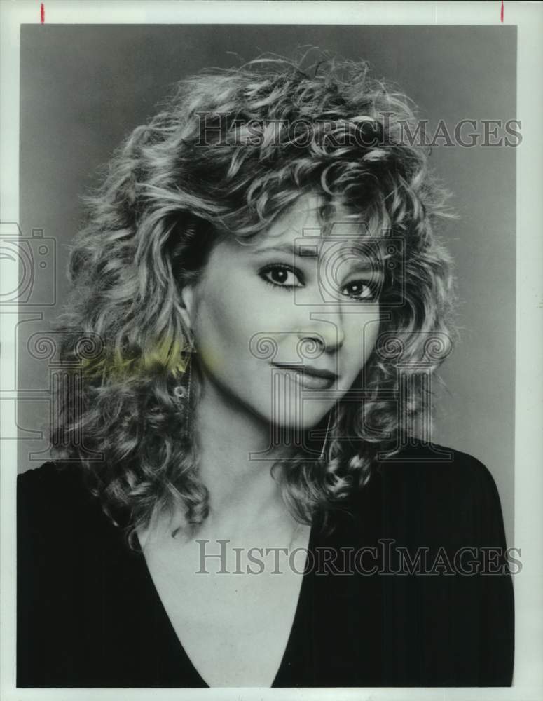 1985 Press Photo Actress Lisa Eilbacher to Join Cast of "Midnight Caller" - Historic Images