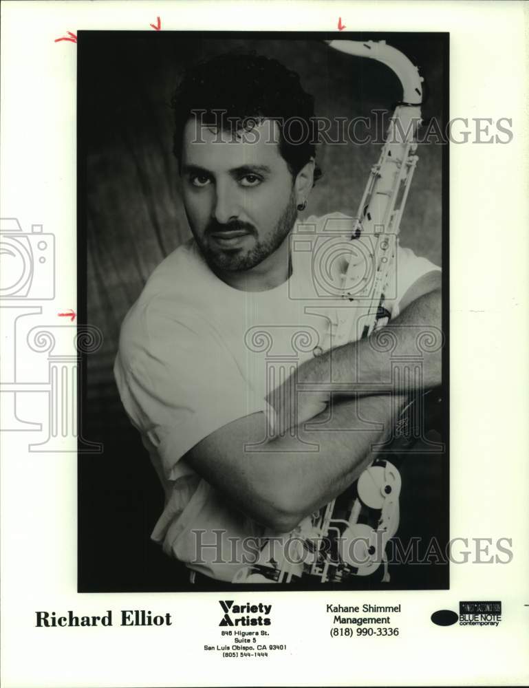 1995 Press Photo Musician Richard Elliot - Historic Images